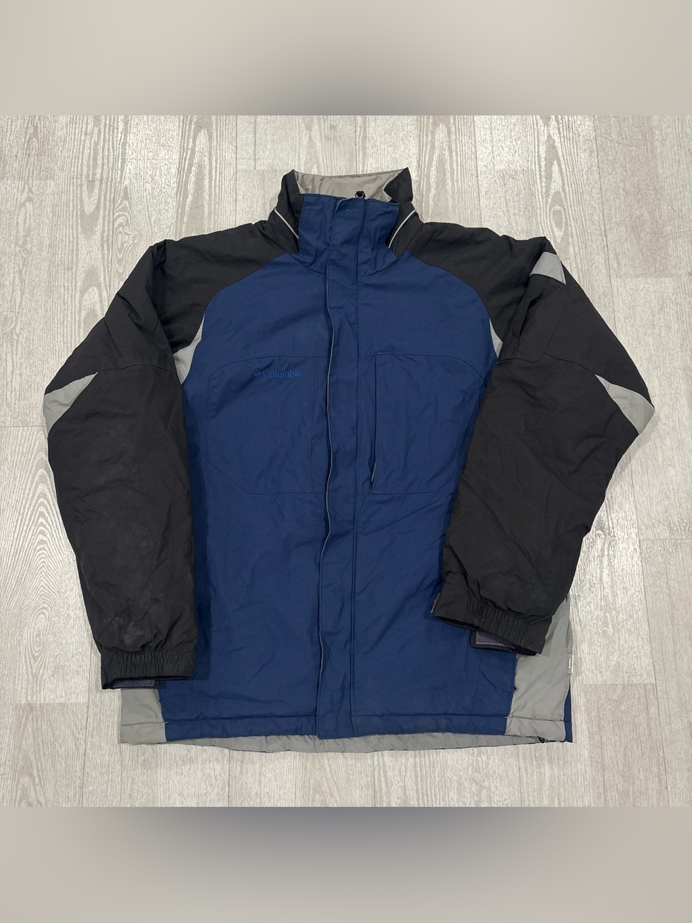 Columbia Sportswear Company Blue and Black Winter Jacket